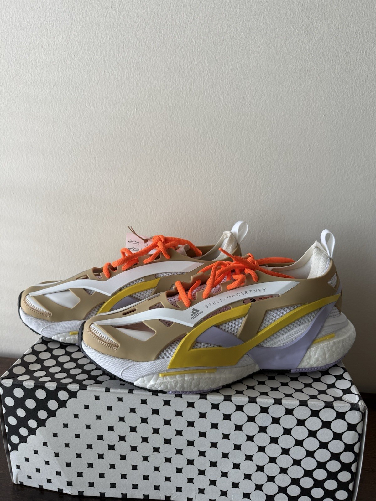 adidas Stella McCartney SolarGlide GX9861 Gum Shift Purple Yellow Primeknit, 8