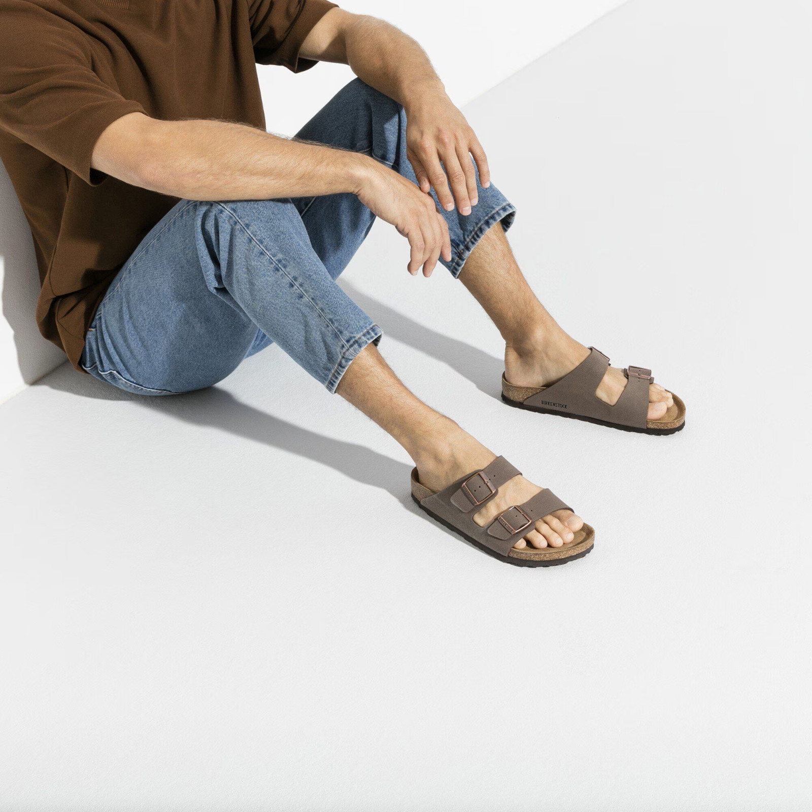 Birkenstock Arizona Soft Footbed Mocha Birko-Flor Sandals Unisex Shoes