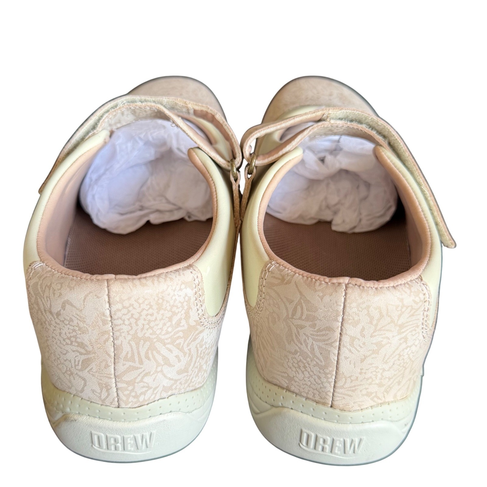 Drew Rose Mary Jane Comfort Shoes Womens 9 WW Bone Orthopedic Walking Adjustable