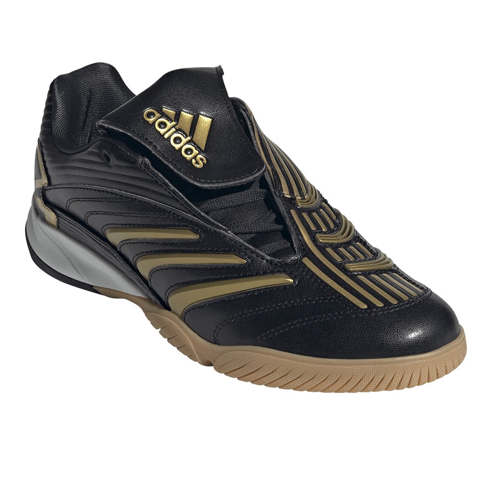 adidas Predator Sala Lace Up Womens Black Sneakers Athletic Shoes IH6779
