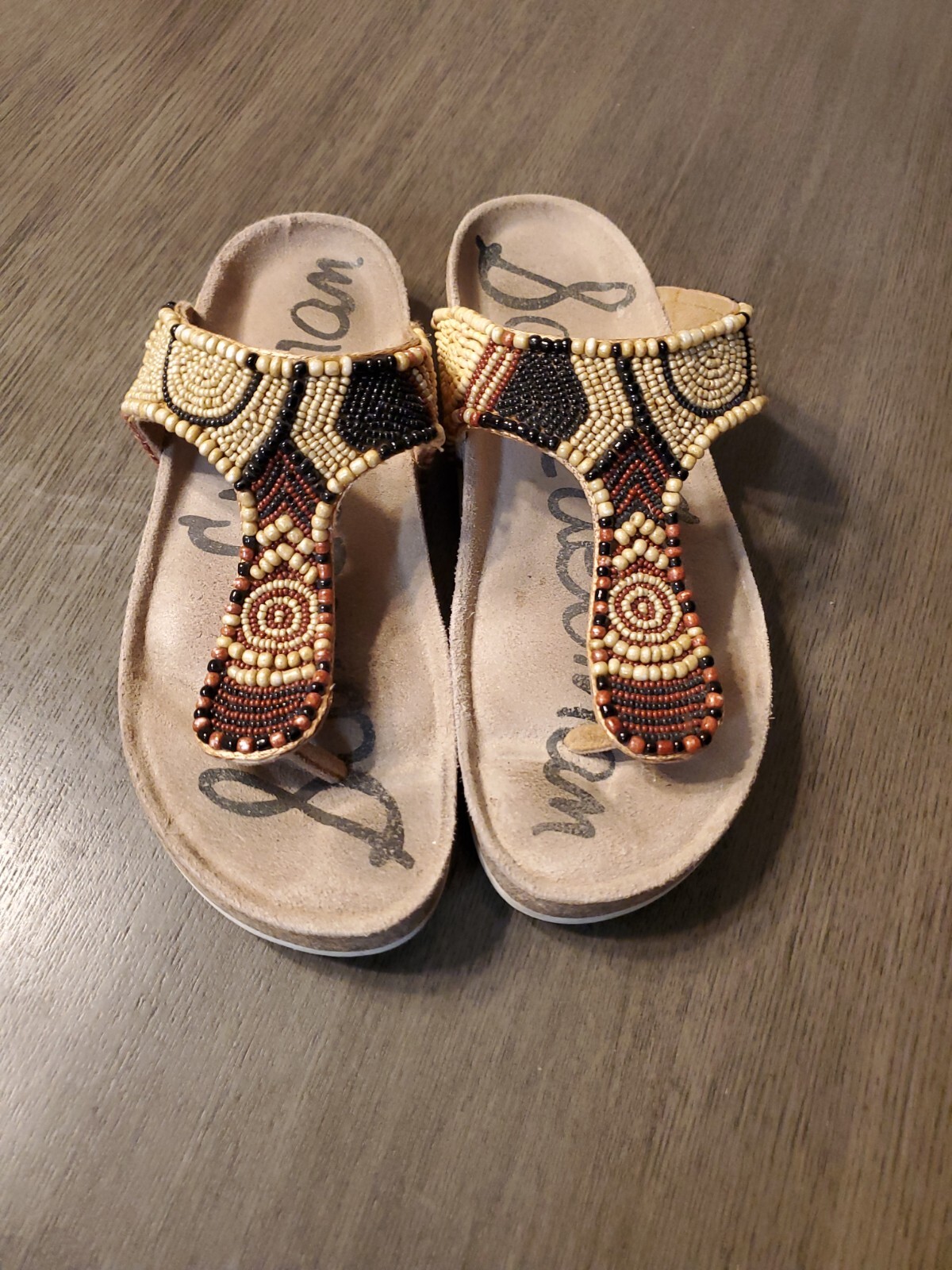 SAM EDELMAN Sz 8 Hippy Casual Summer Spring Fall Sandals