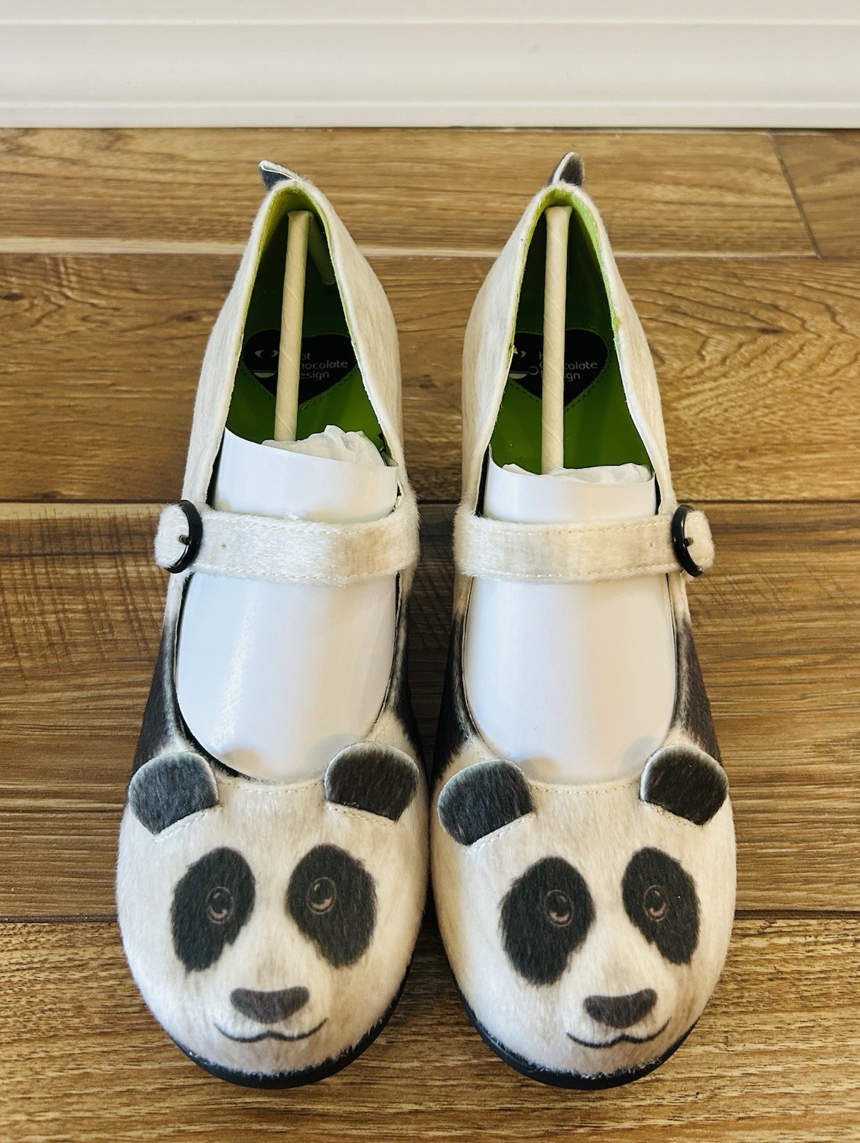 Hot Chocolate Design Panda Chocolaticas Mary Jane Heels Women’s 7 New In Box