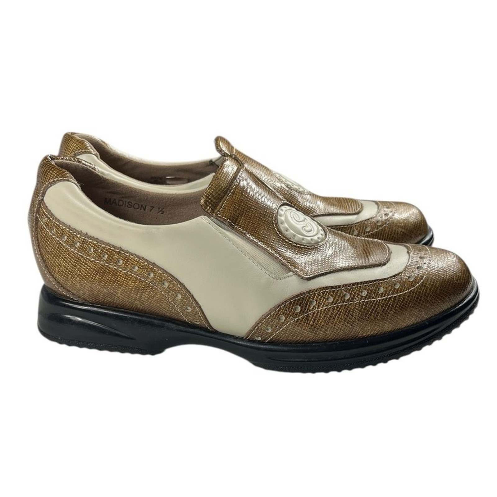 Sandbaggers Women’s Madison Golf Shoes Size 7.5 M Preppy Golf Resortwear