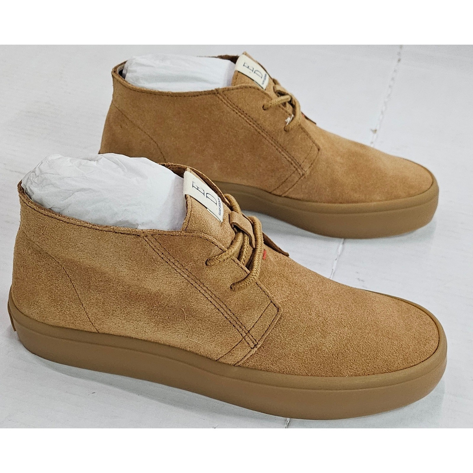 ED Ellen DeGeneres Dax Honey Bucato Suede Chukka Boots Womens 5.5M EDA-DAX New