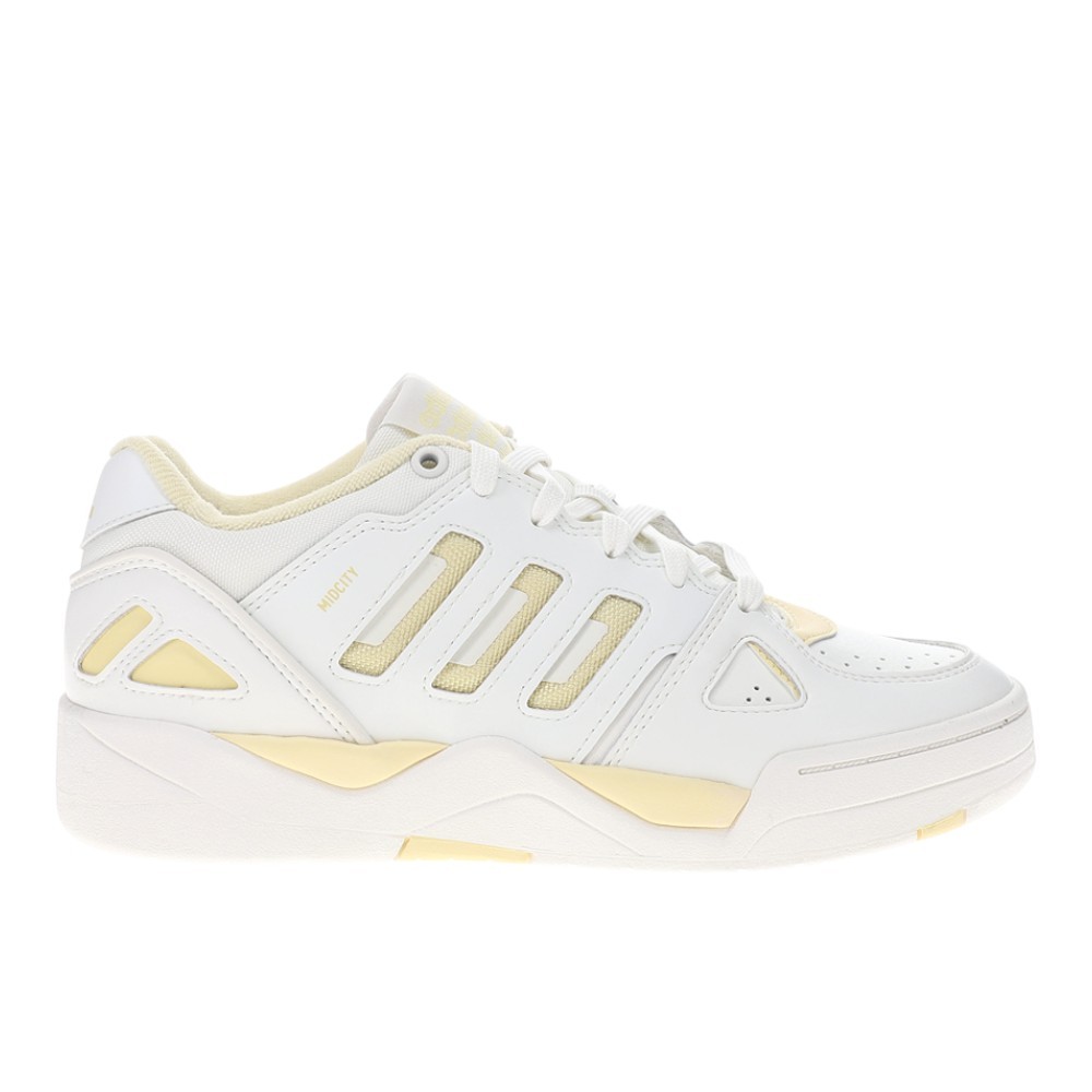 adidas Midcity Low Lace Up Womens White Sneakers Casual Shoes IH0142