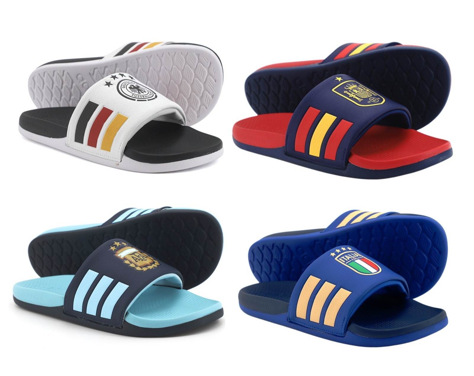 adidas Adilette Comfort 2.0 Slides Sportswear Gym Soccer 2026 World Cup Slipper