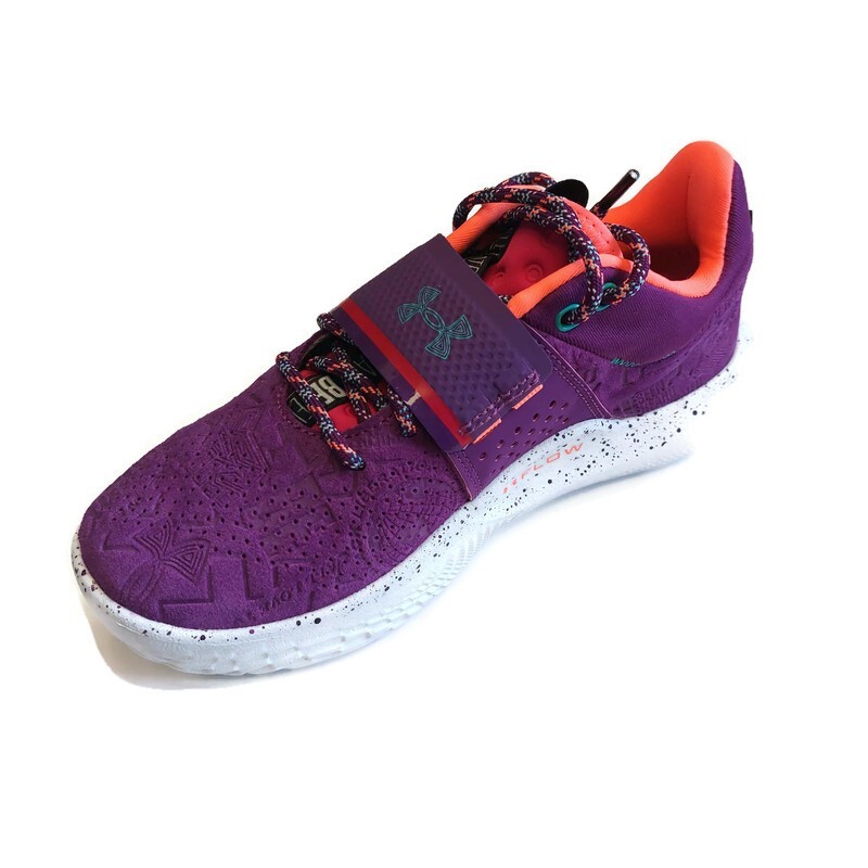 Under Armour Mens 5.5 Womens 7 Flow FUTR X BHM Black History Basketball Sneakers
