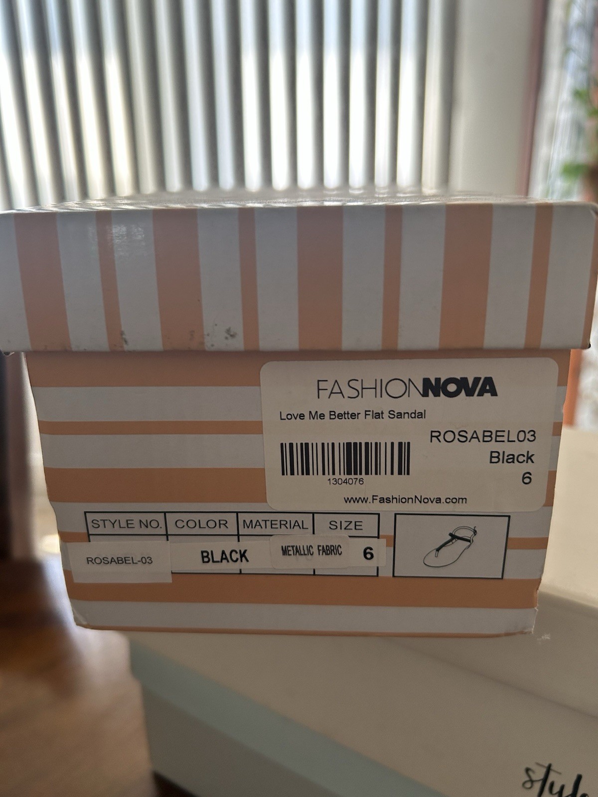 Fashion Nova RosaBel Love Me Better Black Sandal Women’s Size 6