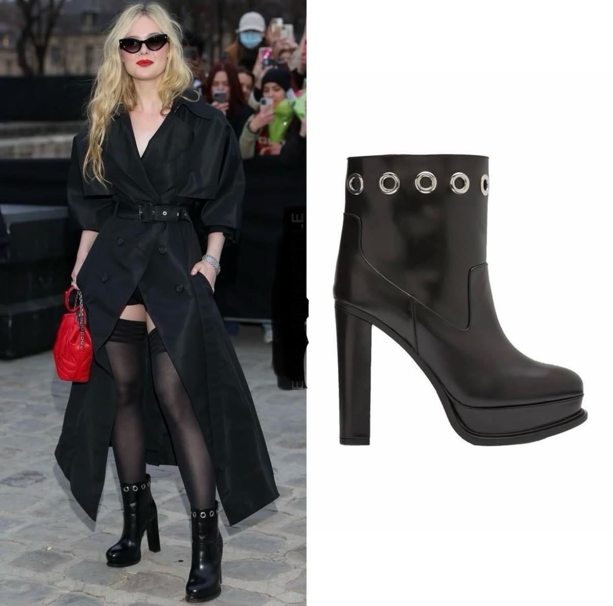 Alexander McQueen Eyelet Detailed Platform Boots Size EUR 38