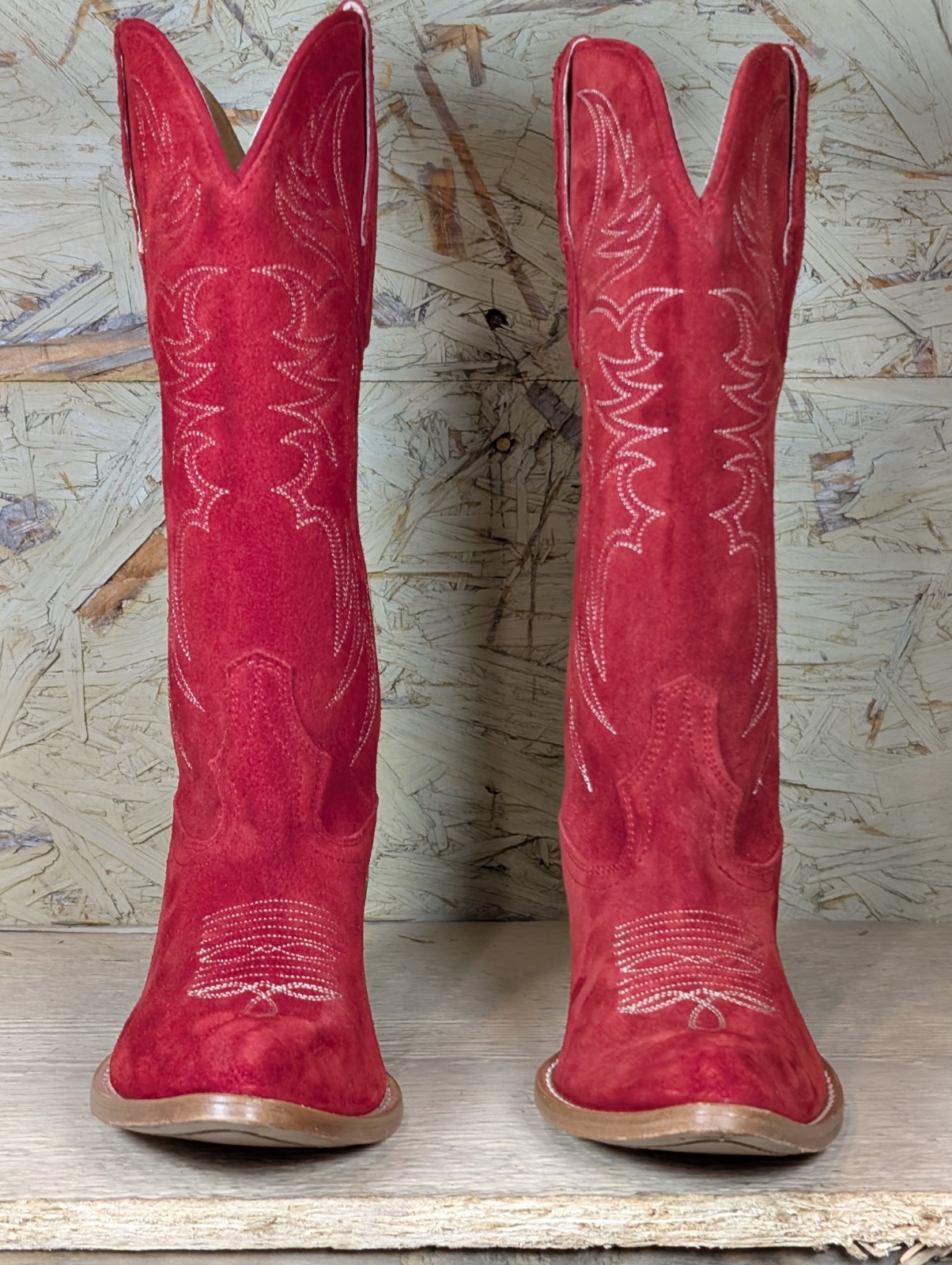 Idyllwind Womens Charmed Life Western Cowboy Suede Boots Red Size 6