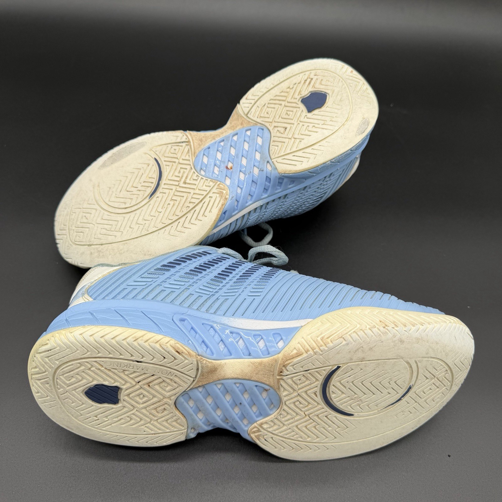 K-Swiss Hypercourt Express 2 Womens Size 6.5 Wide Blue White Tennis Sneakers