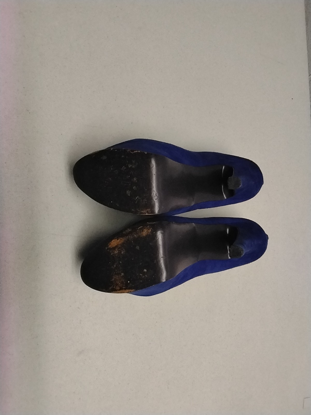 London Trash Size 8 Ceres Stiletto High Heel Platform Pumps Blue Suede