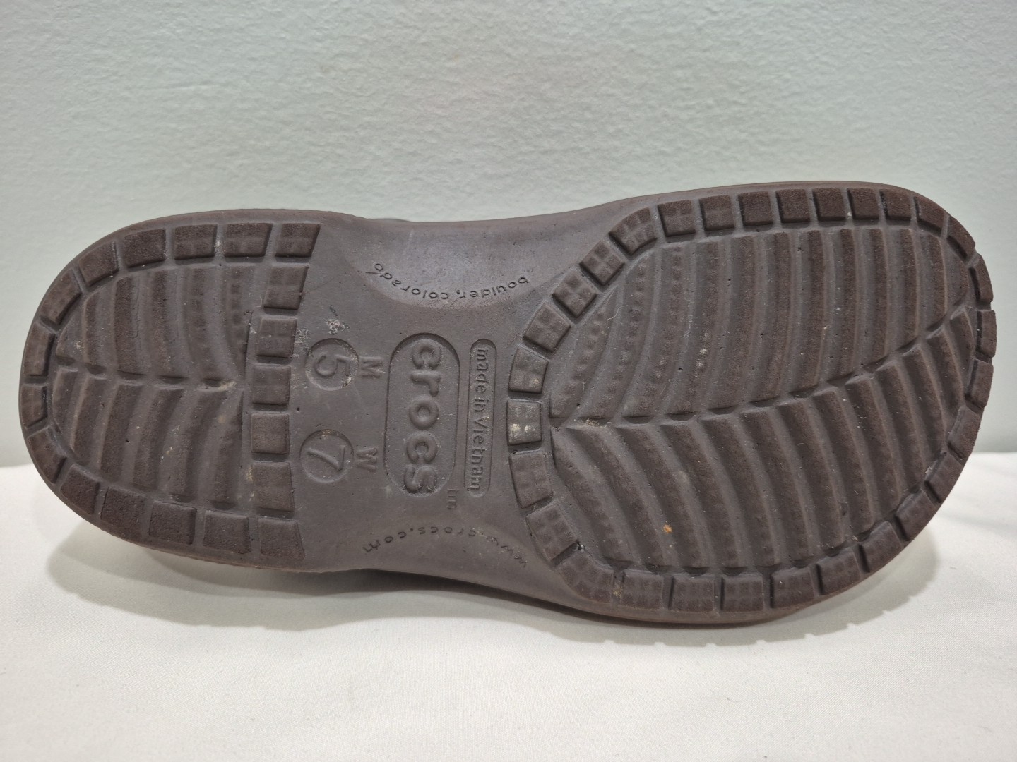 Crocs Baya Lined Brown Clogs Shoes Unisex Men’s 5/Women’s 7