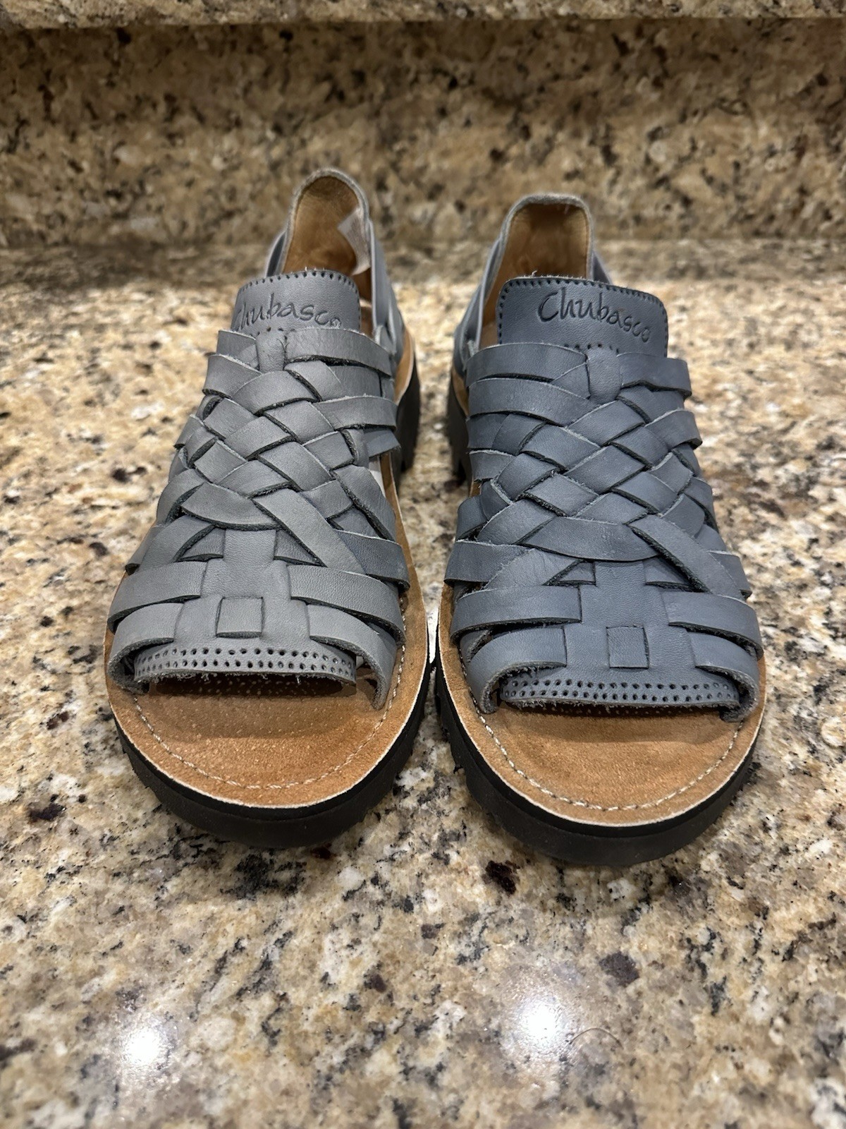 CHUBASCO Mexico Pacific Blue Sandals Shoes Woven Mens 7 Womens 9 NEW