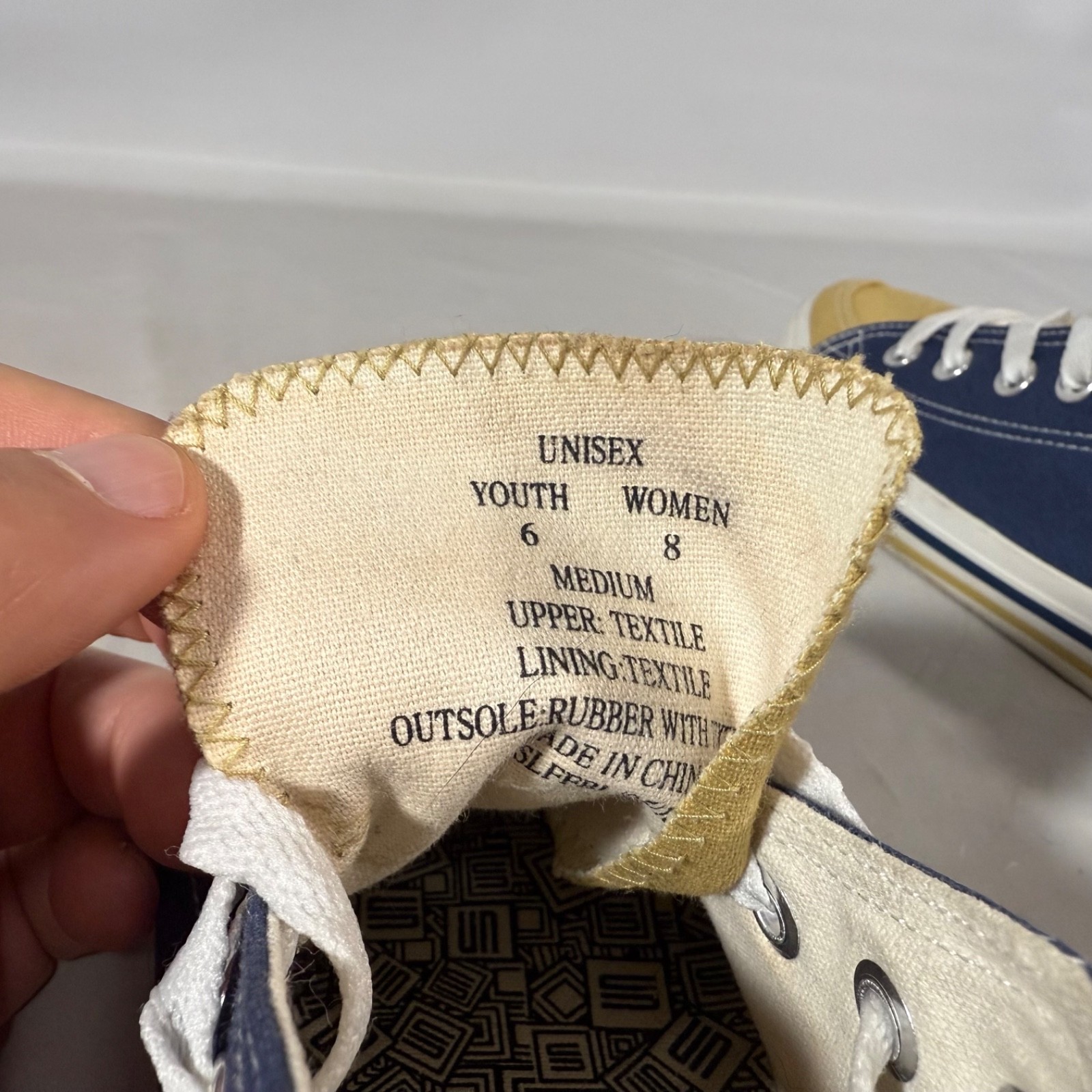 Skicks Pitt University College Sneakers Lace Shoes Unisex Adult Women Size 8 N