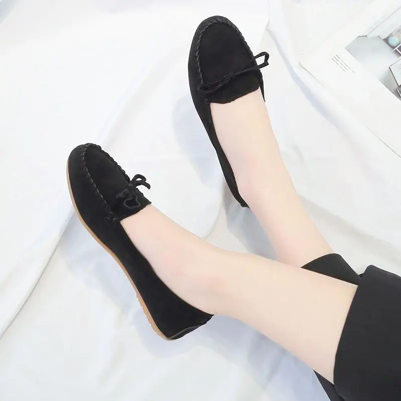 Fashion Women Shoes Slip on Loafers for Ballet Flats Women Suede Casual Sneakers