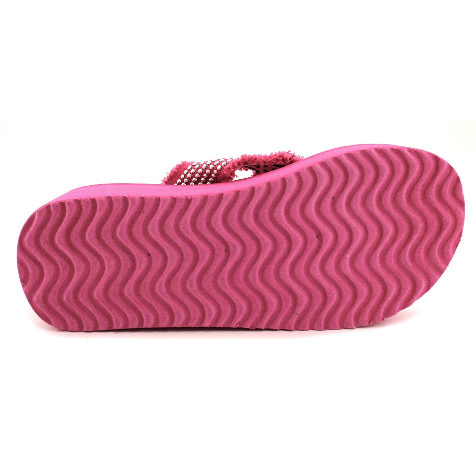 NEW !!! Bobee Fuchsia Pink Women’s EVA Platform Wedge Sandal Flip Flop Thong