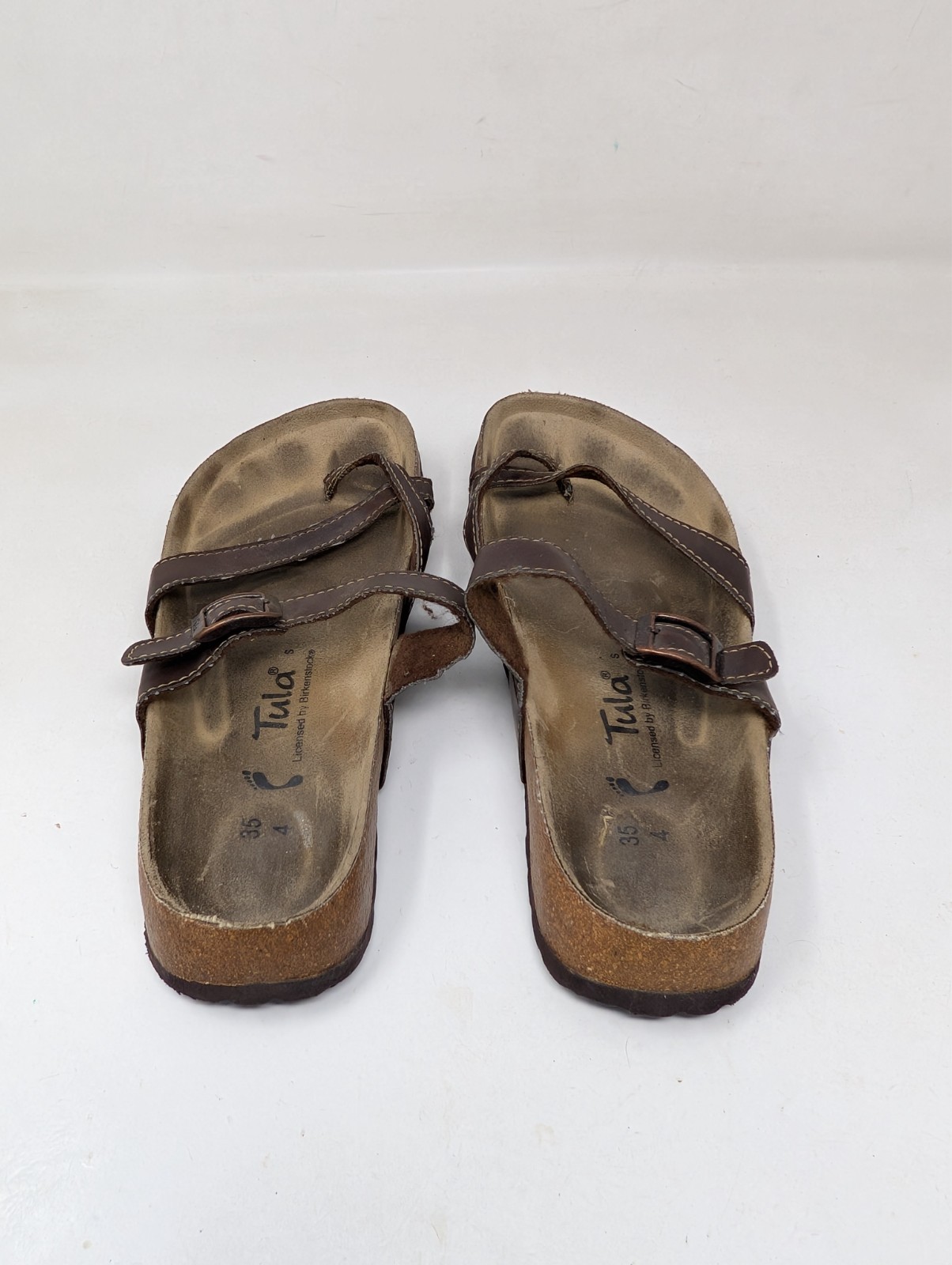 Tula Sandals By Birkenstock Women’s Size 35 / 4 Toe Loop Brown VTG