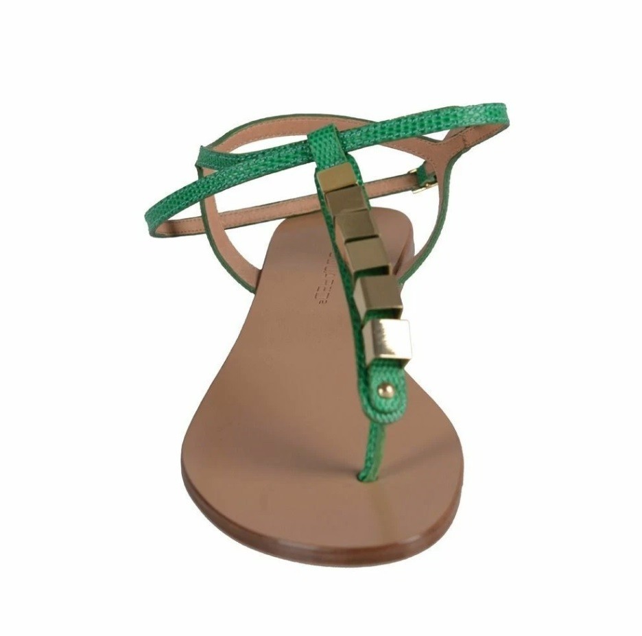 Dsquared2 Women’s Emerald Green Wrap Around Ankle Sandals Shoes US 6 IT 36