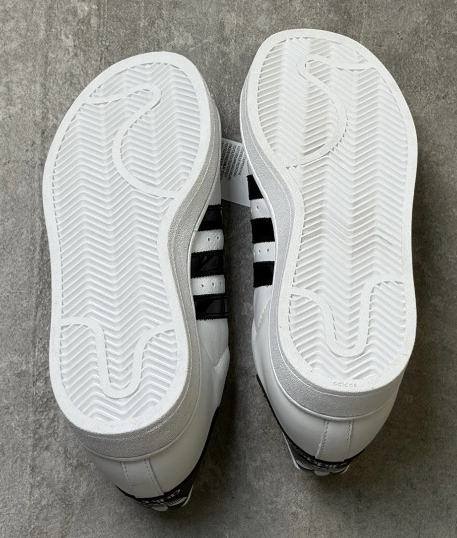 Adidas Superstar II W Shoes Cloud White/Core Patent Black JP9677 US W 8.5 New