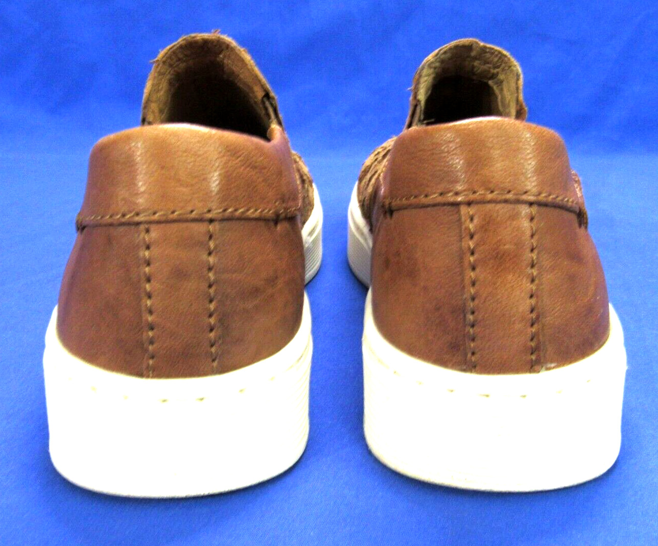 SOFFT Somers III BROWN Exotic Print Leather SLIP-ON Comfort Fashion Sneakers 6M