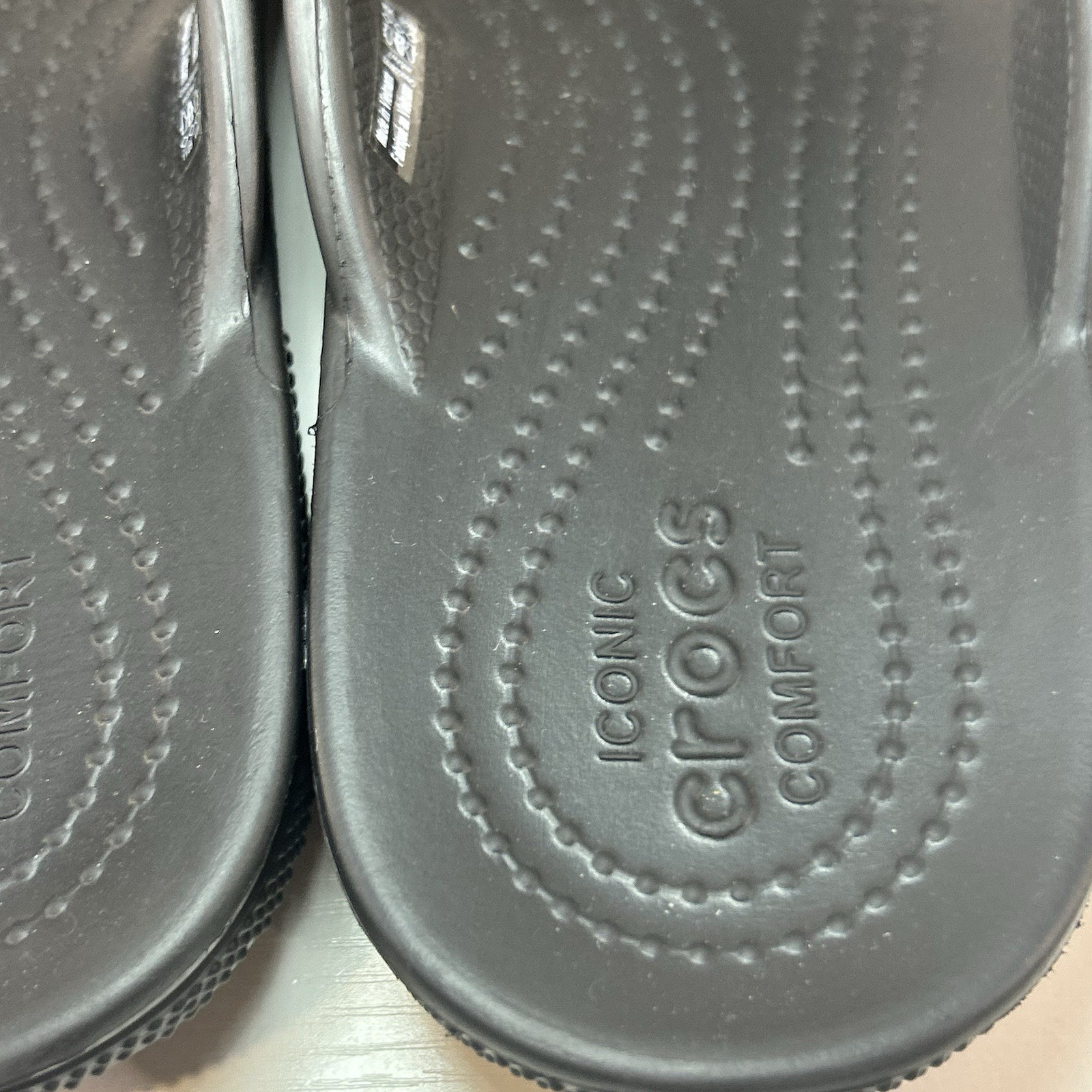 Crocs Baya II Flip Flops Sandal Unisex Black US Womens Size 7 Men 5 NEW