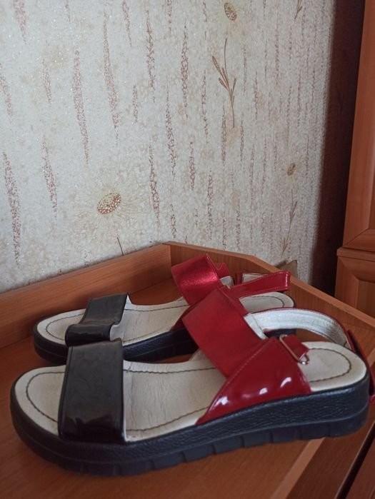 women heels multicolor faux leather 38