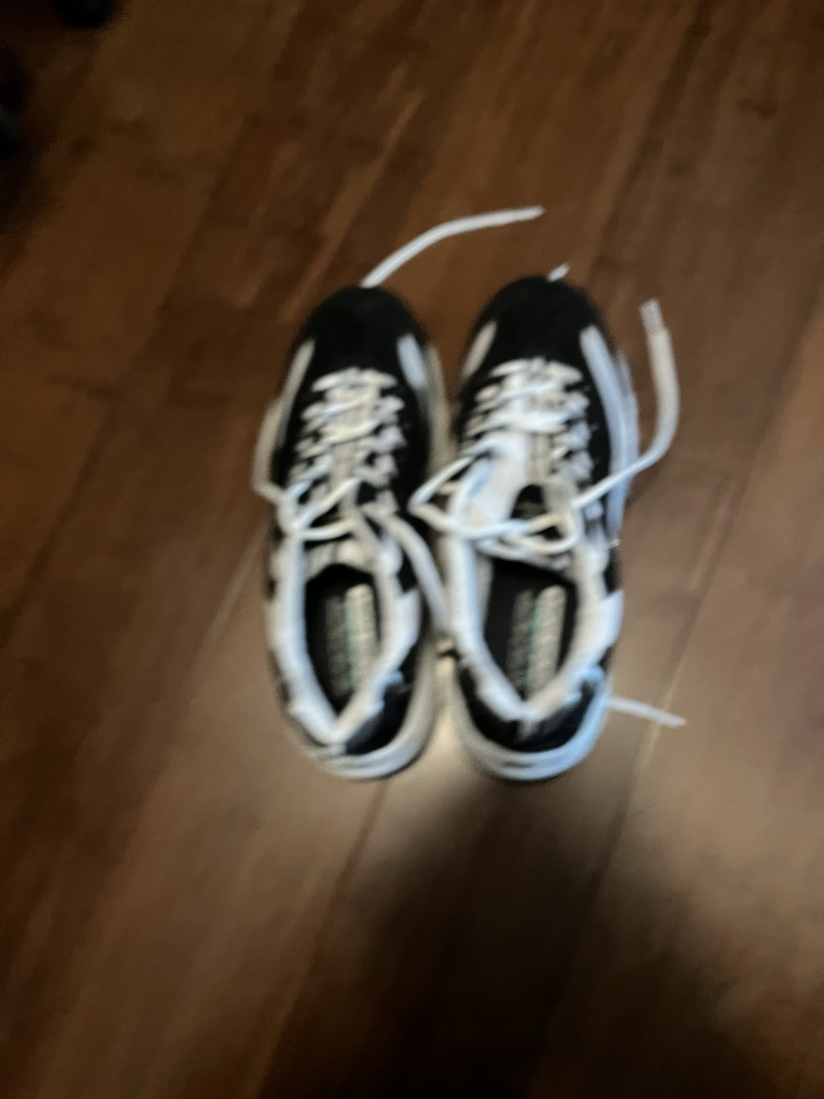 SKECHERS Memory Foam Black/White Lace-Up Low Top Unisex Adult Sneakers