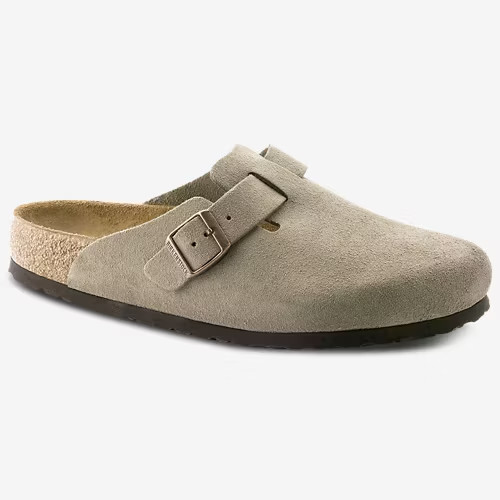 Men’s Birkenstock Boston Taupe Size 38 US L 7 Narrow Fit