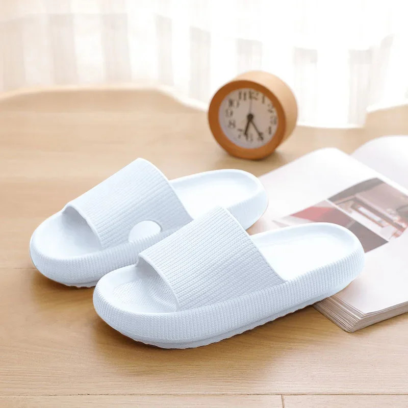 Women Eva Thick Platform Cloud Slippers Indoor Soft Sole Pillow Slides Sand