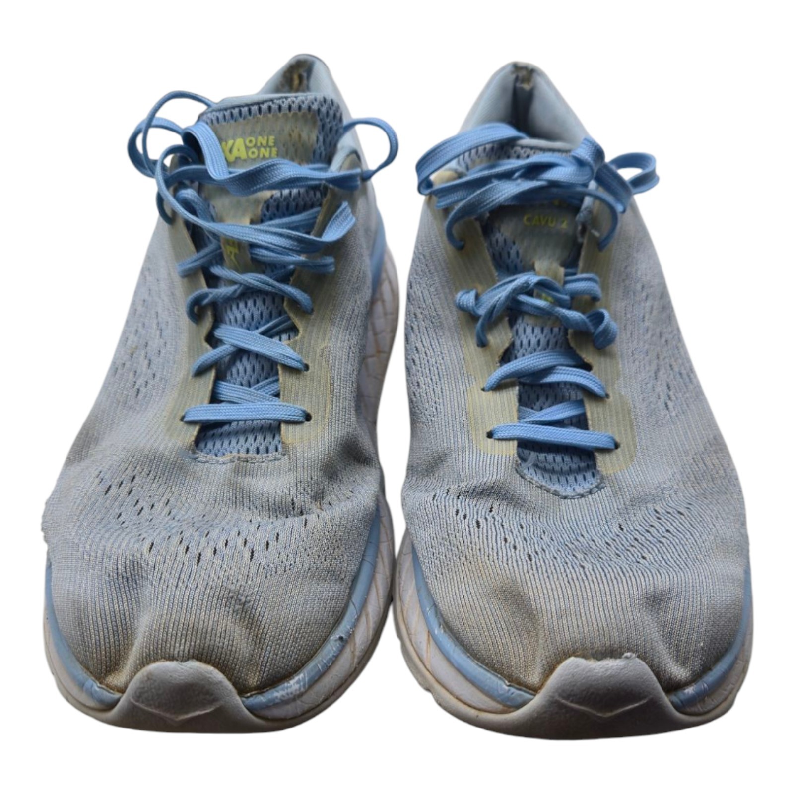 HOKA Shoes Womens 10 Cavu 2 Marl Road Sneakers Blue Air Mesh Athleisure Training
