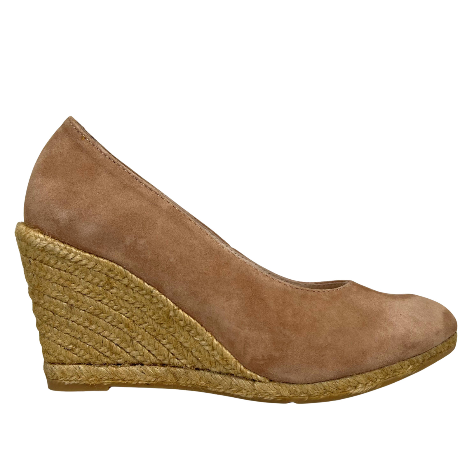 Eric Michael Women’s Teva Suede Espadrille Wedge Shoes Size EU 36 US 6.5-7