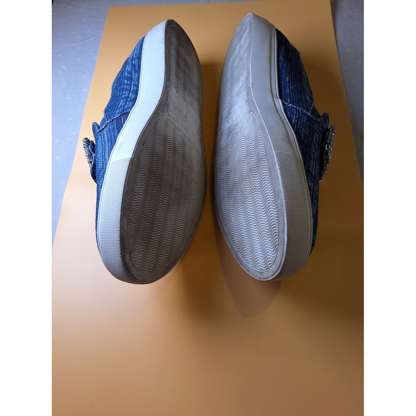 Karl Lagerfeld Denim Slip-On Loafers – Blue