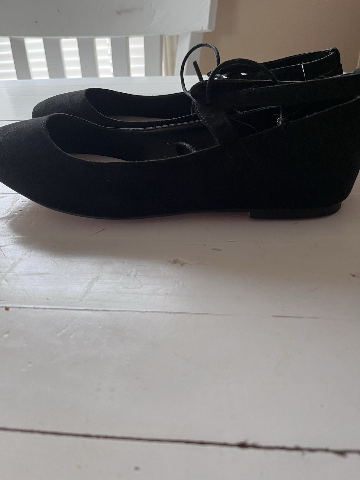 Women’s Black Suede flat Ls Shoes, NWT Torrid size 11