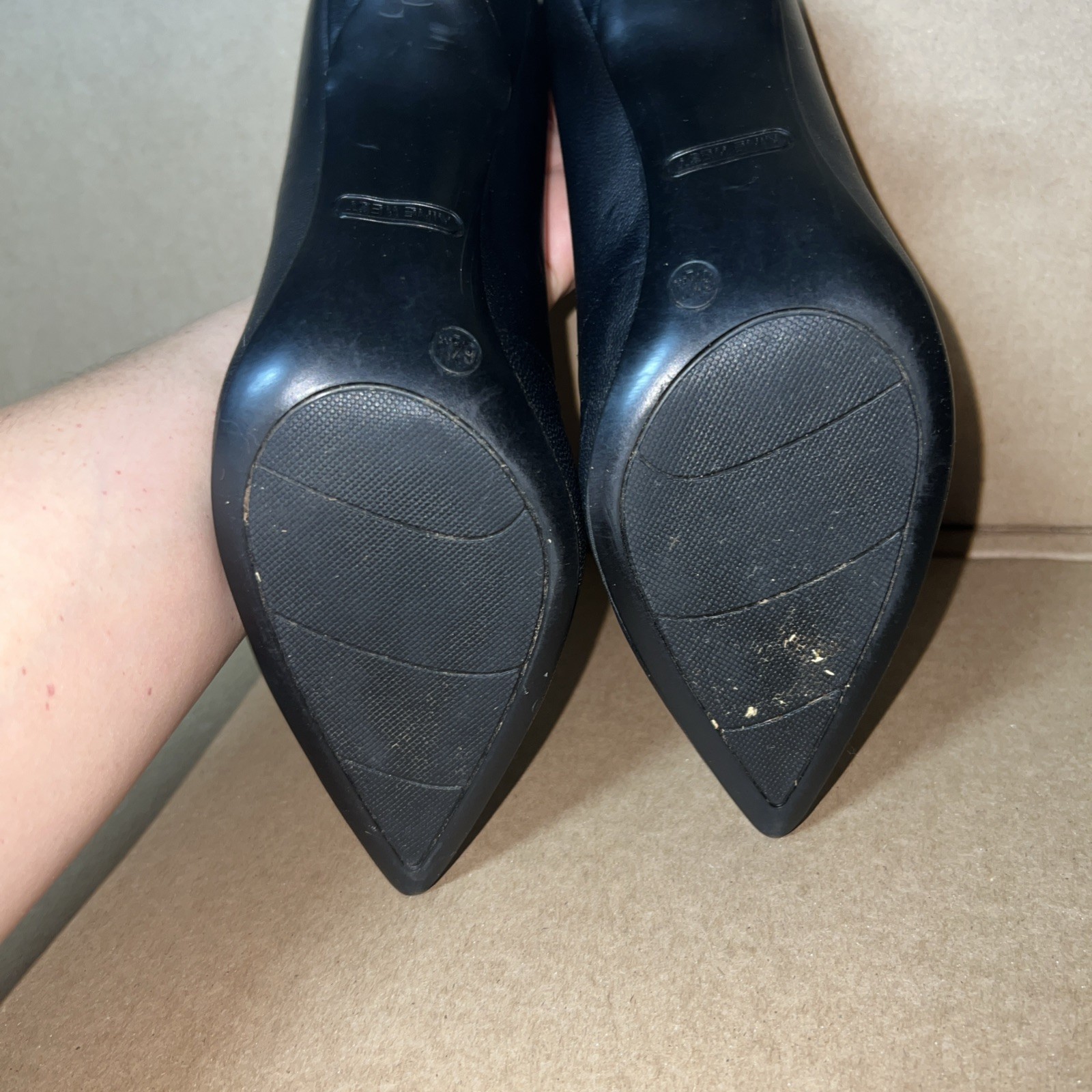 NINE WEST Nwike Pumps Block Heel, Size 9 M Medium New Cecilee Office Comfort