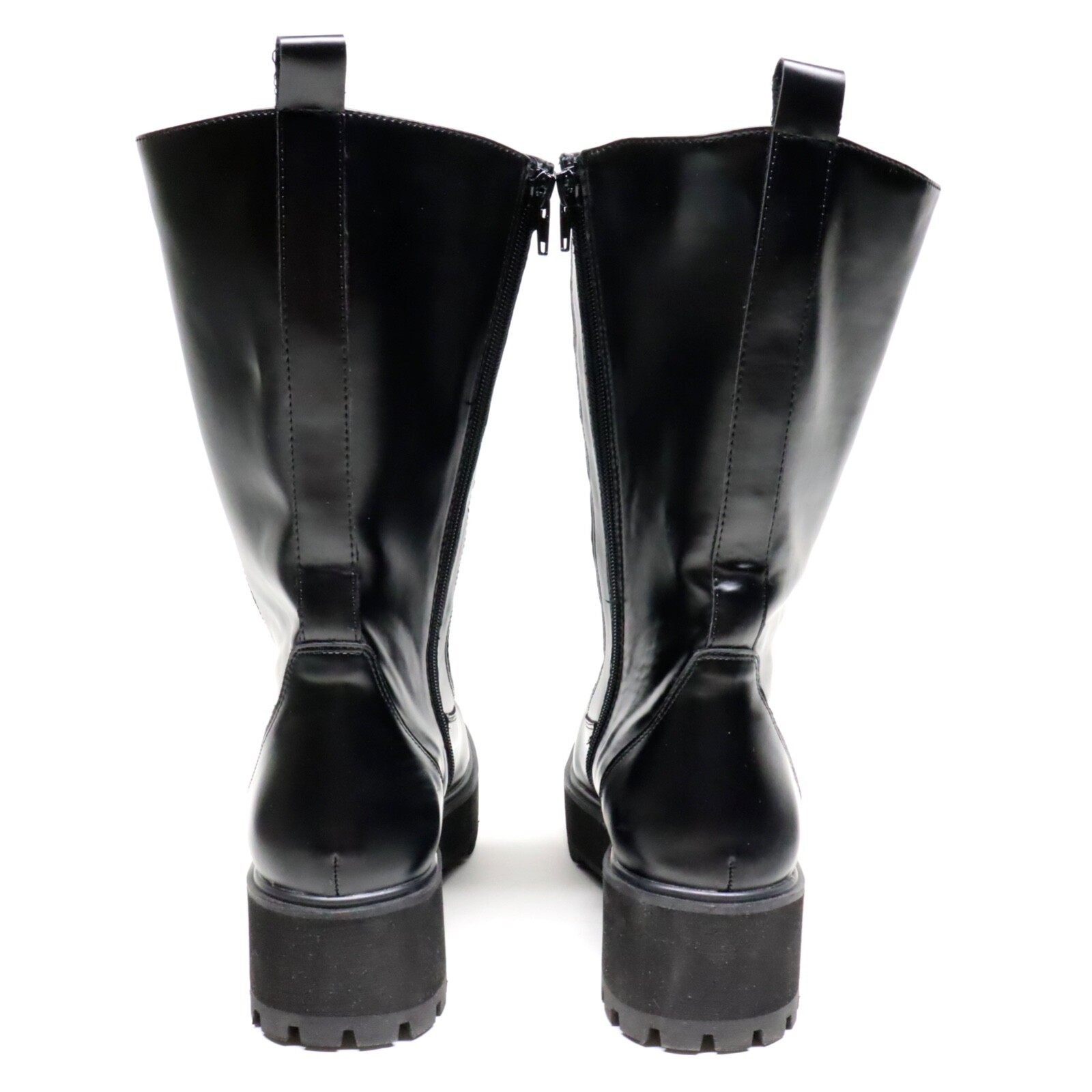 Nasty Gal Black Chunky Boots Womens Size 7 Grunge Punk Goth Halloween Platform