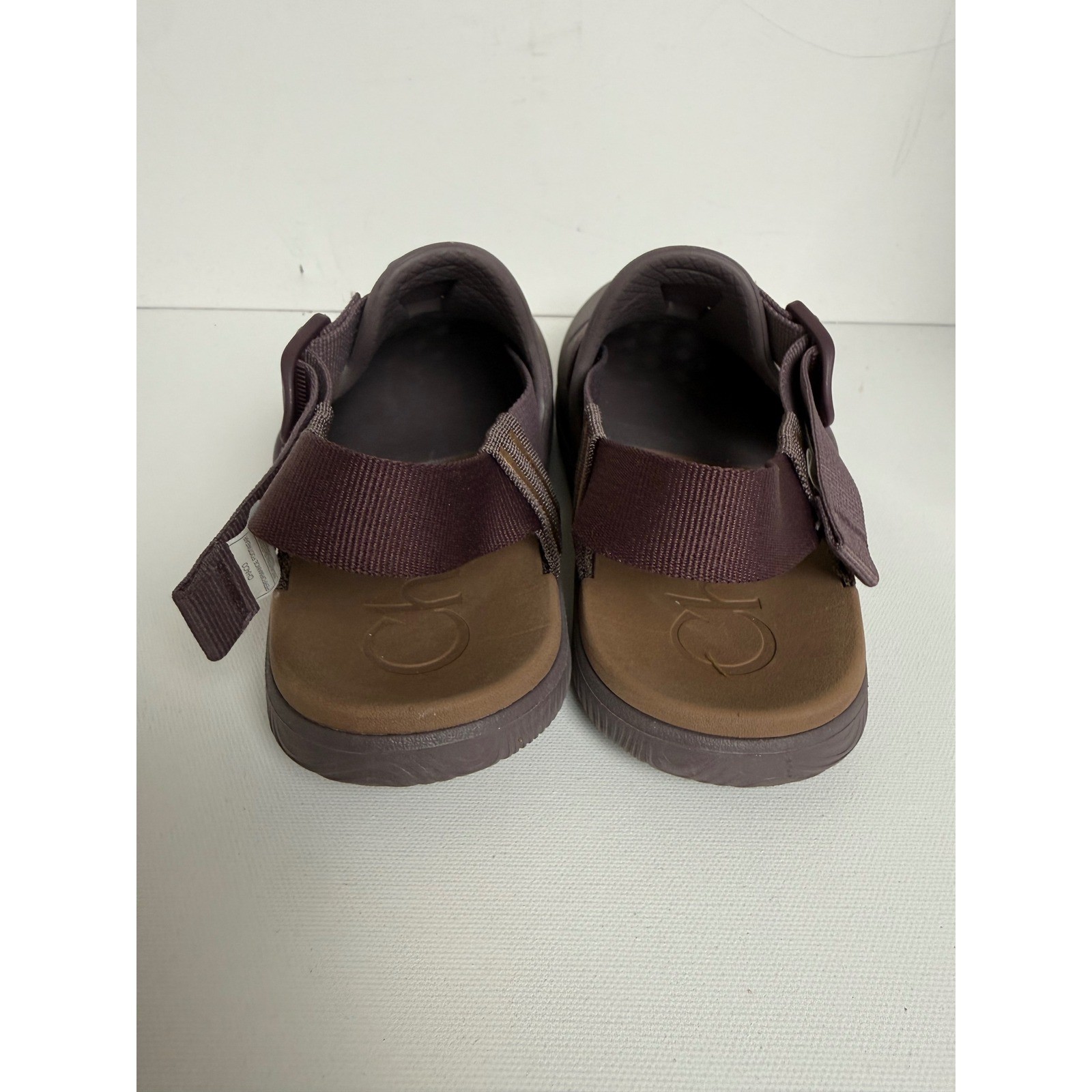 Chaco Chillos Clog Womens Plum Purple Adjustable Strap Slip On Shoes Size 8