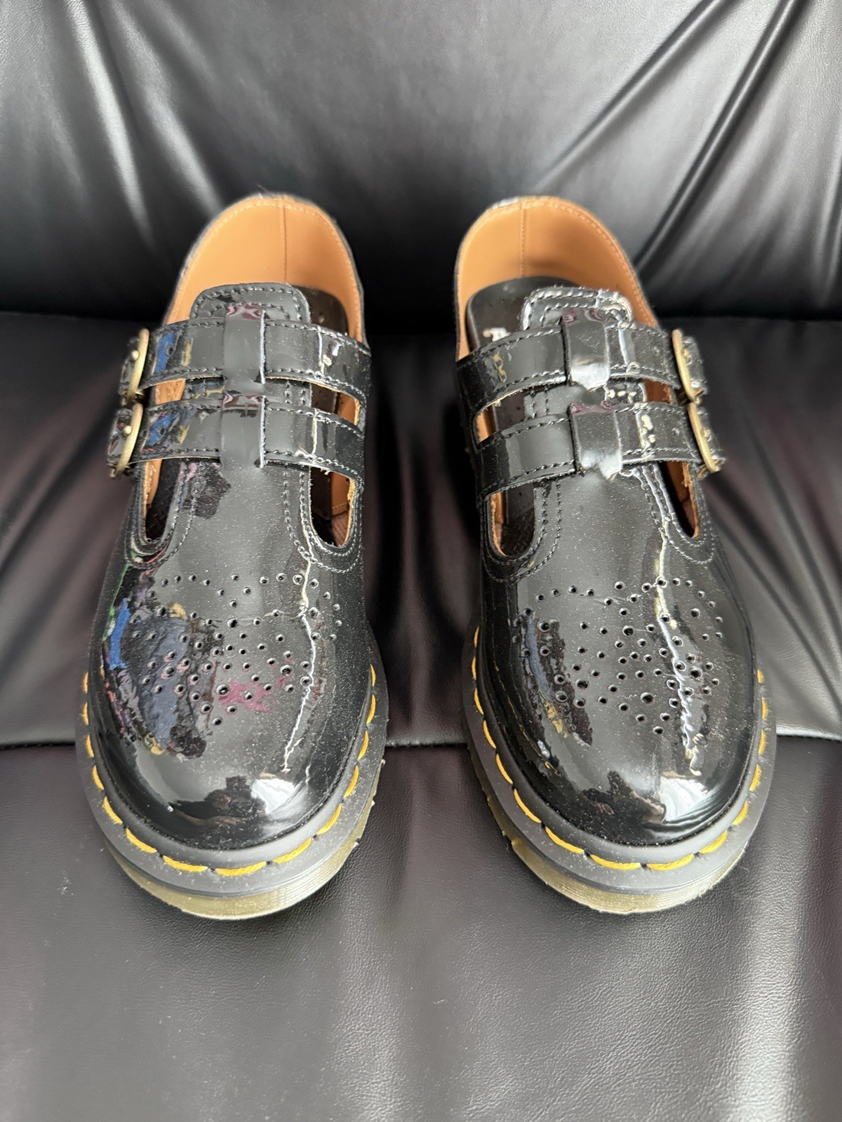 Dr. Martens 8065 Mary Jane Shoes in Black Size 6US/4UK