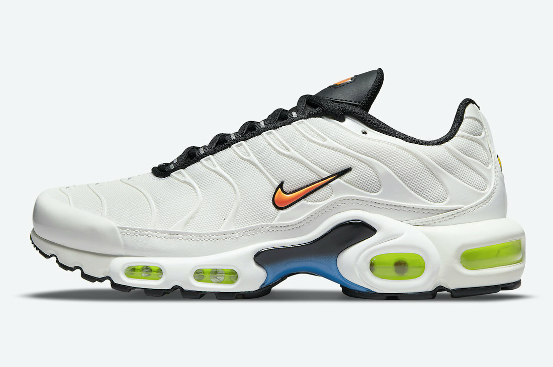 Nike Air Max Plus Tuned TN Nerf Summit White Orange Nby DQ4696-100 sz 6.5