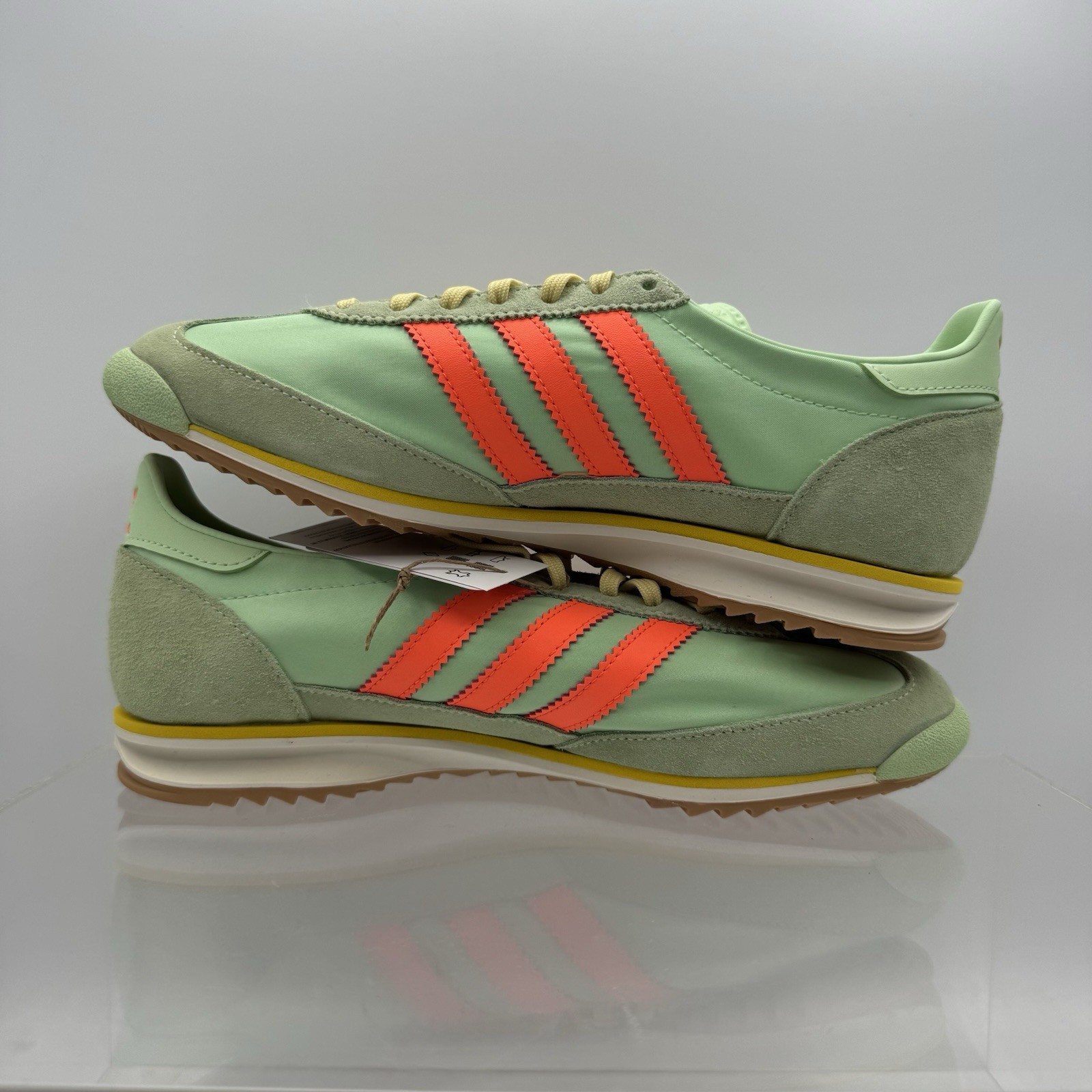Brand New Adidas SL 72 OG Mint Green Orange Suede Sneaker JI0197 Women Size 9.5