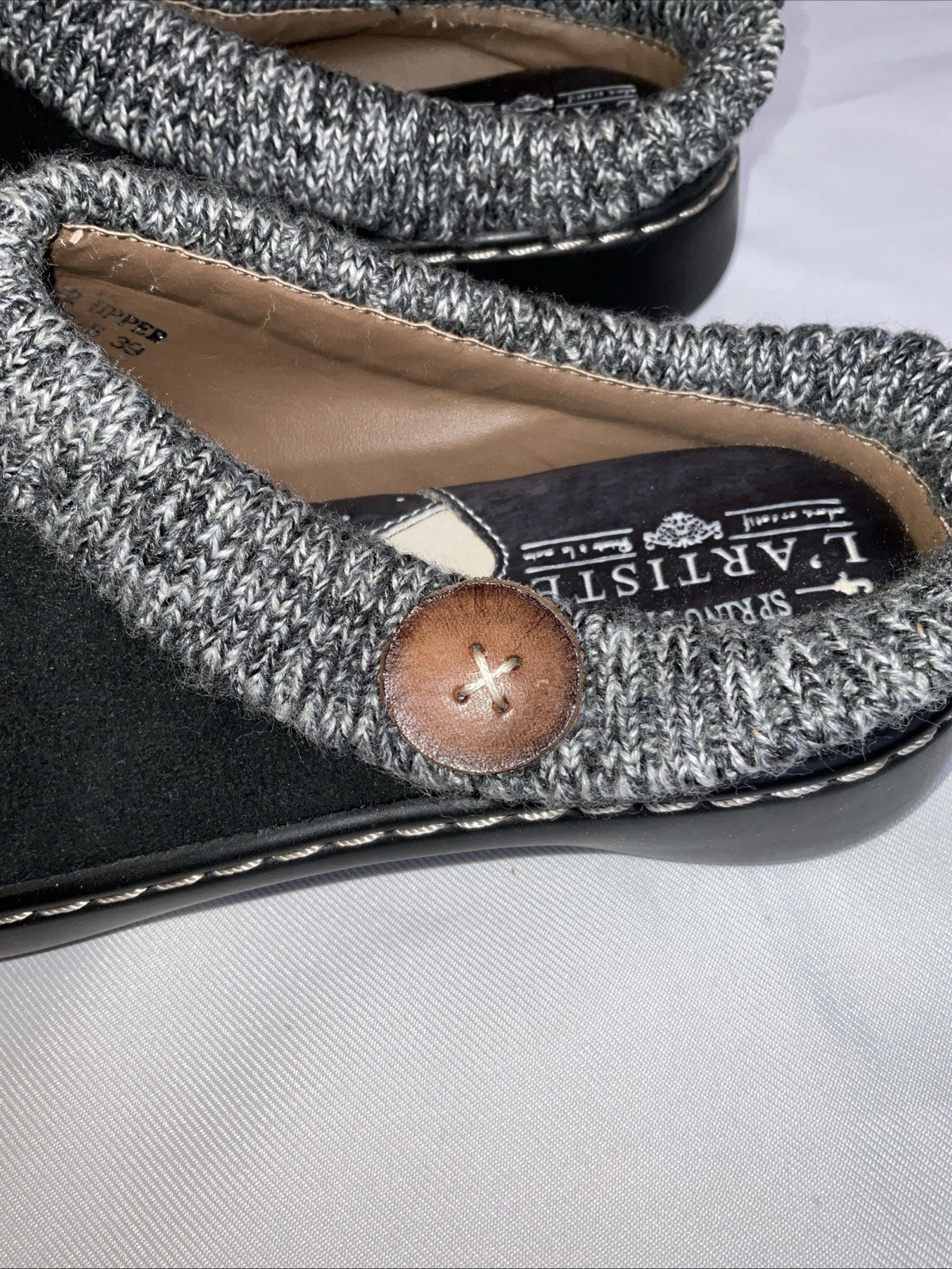 Women’s L Artiste Spring Step Svetlana Winter Clog Size 39 Euro 8.5 Comfort