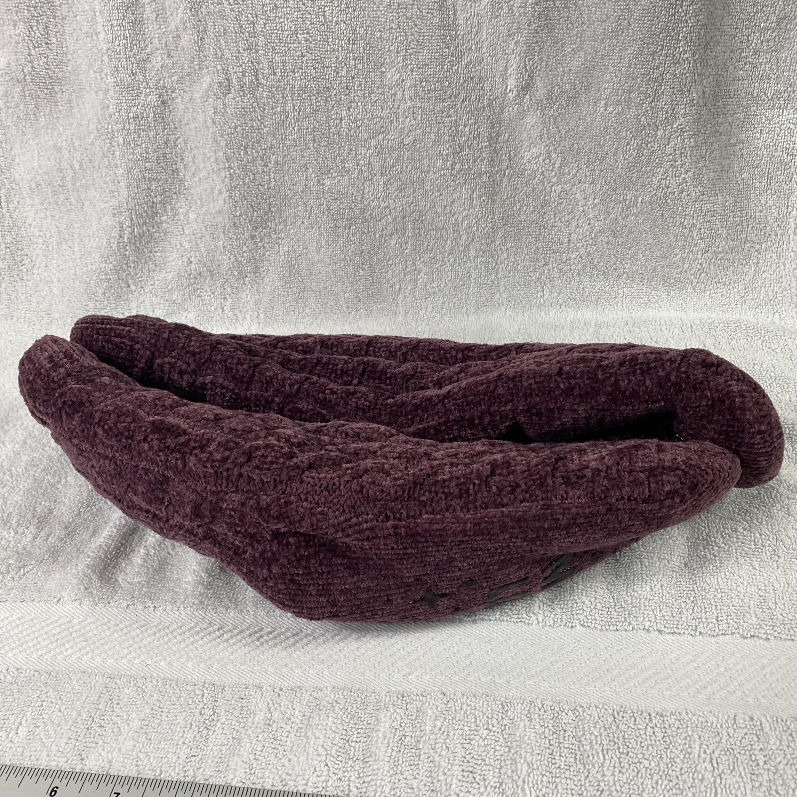 Muk Luks Slipper Socks Womens Large Chenille Knit Non Slip House Shoes Cozy