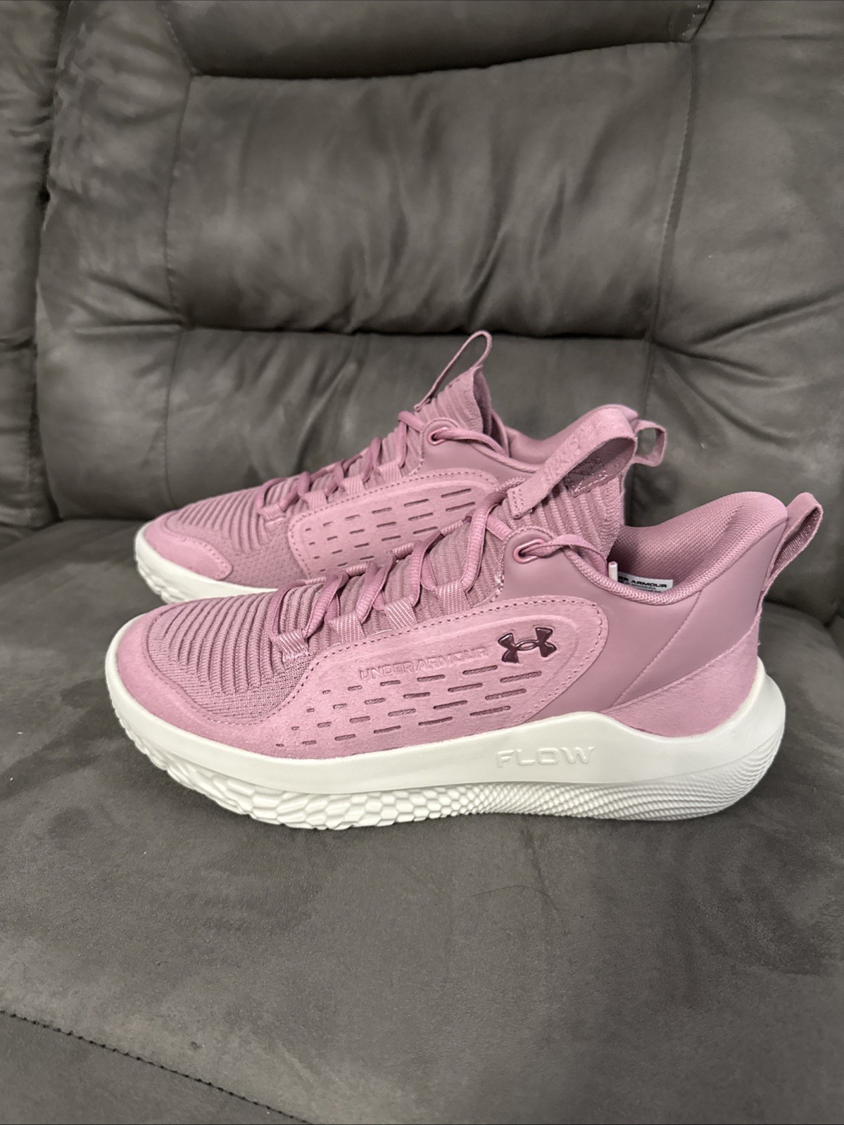 NWT Under Armour Flow Breakthru 5 Sneakers Pink/Rose 3028342-600 Women’s 10