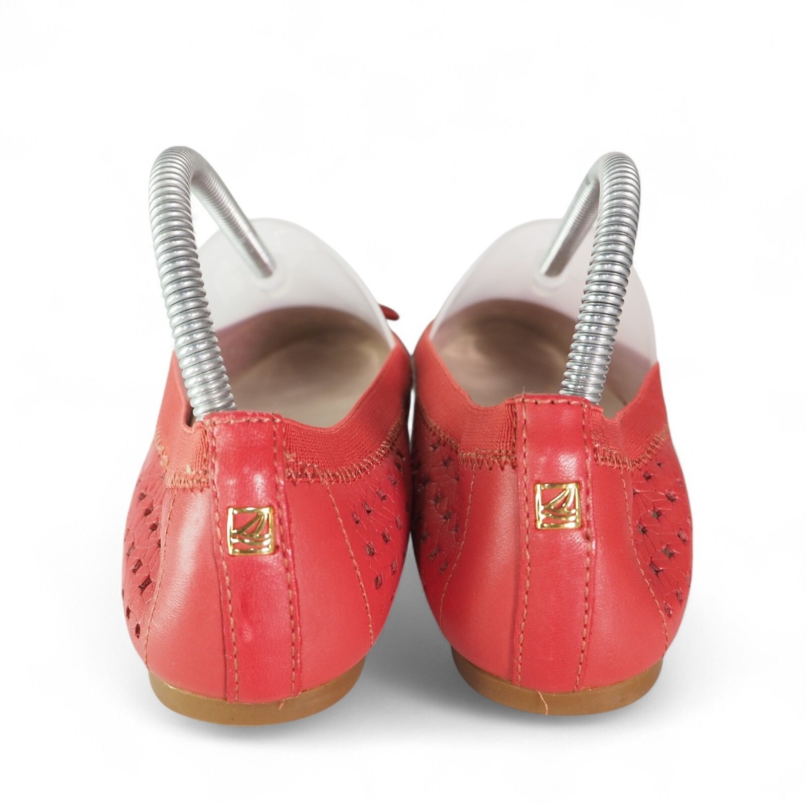 Sperry Top-Sider Elise Perforated Ballet Flats Salmon Pink STS93221 Women’s 8M