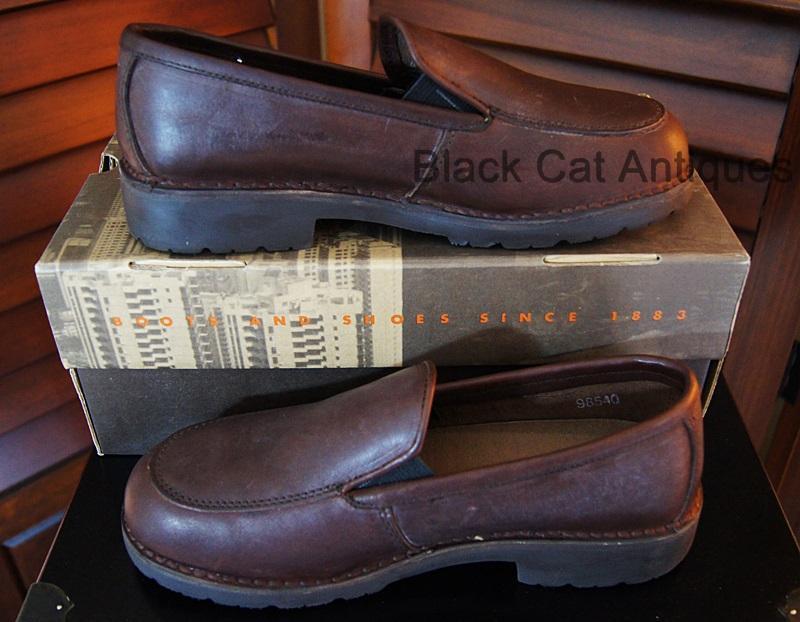Original Wolverine Ladies Brown Leather «Easterner» Loafers NIB $110 Retail