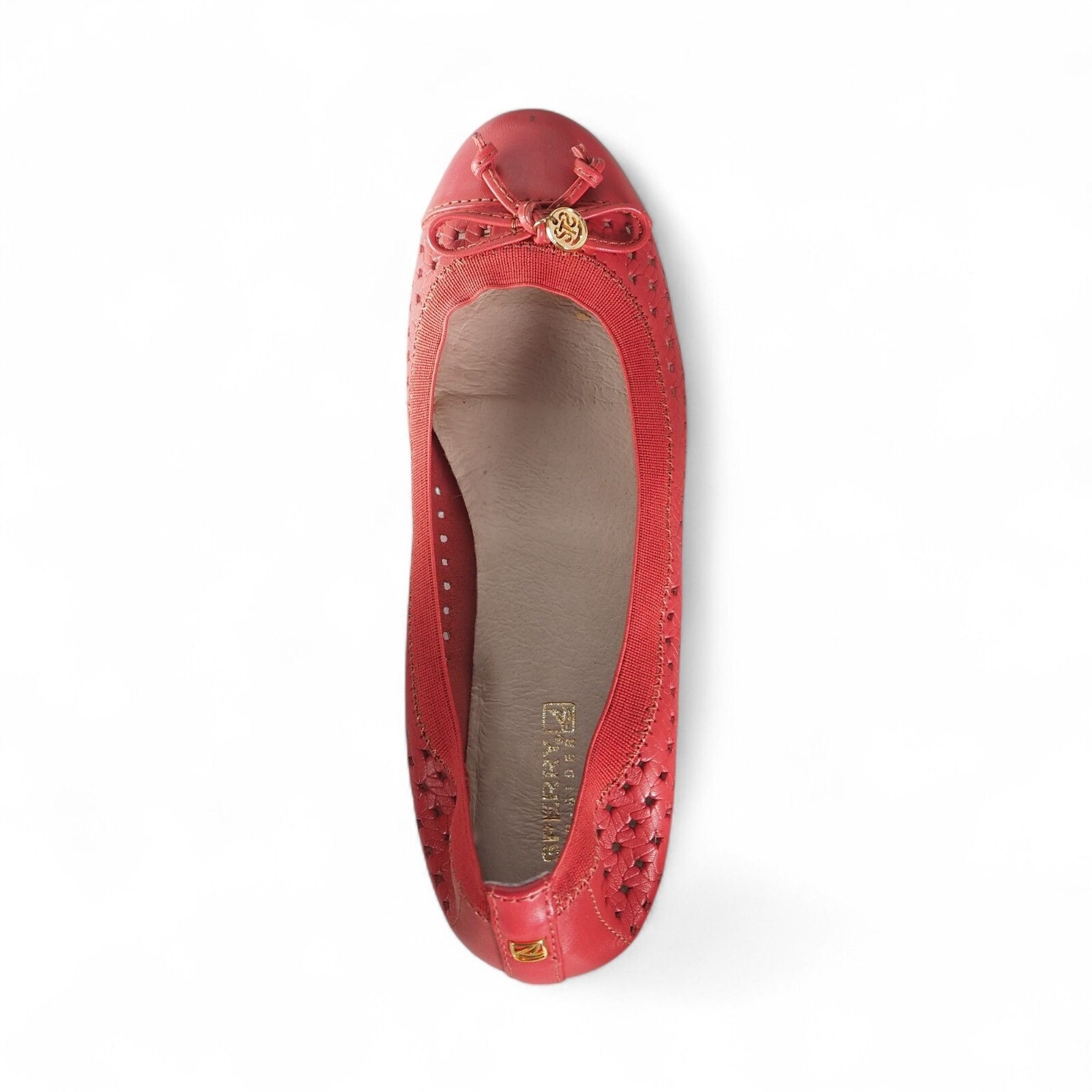 Sperry Top-Sider Elise Perforated Ballet Flats Salmon Pink STS93221 Women’s 8M