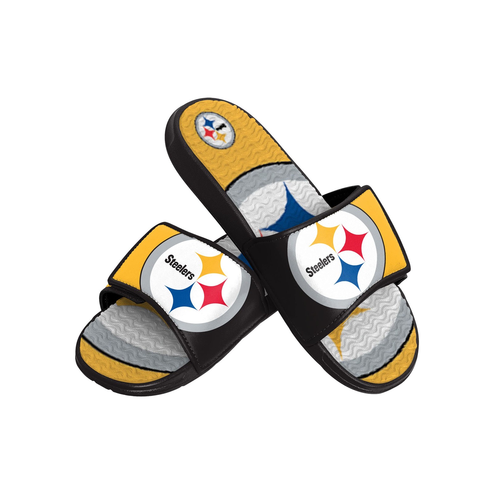 Foco Pittsburgh Steelers Nfl Mens Colorblock Big Logo Gel – Xl