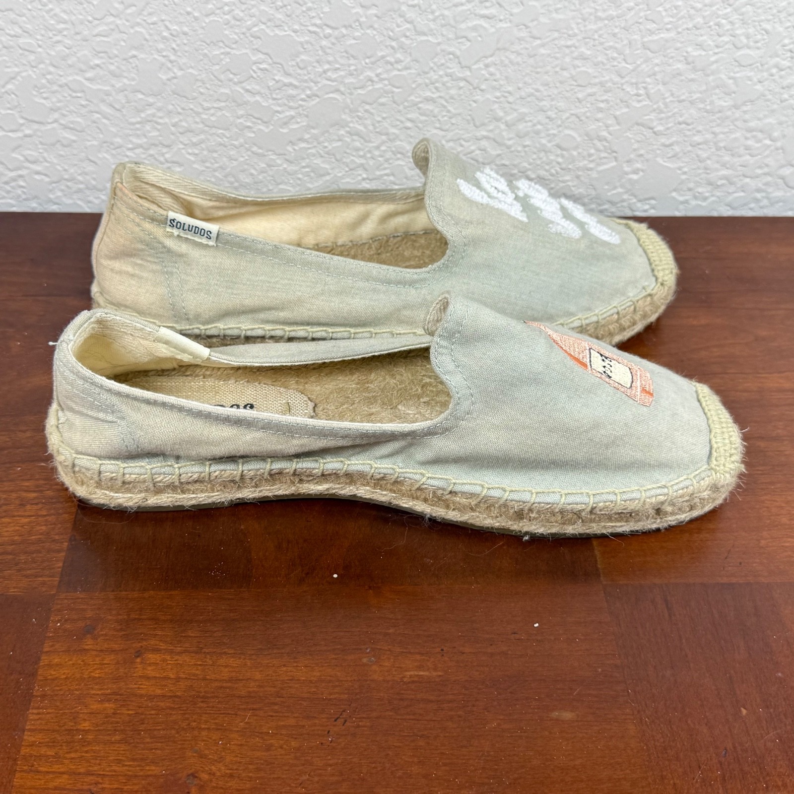 Soludos «La vie en rosé» – Women’s espadrilles, smoking slipper, flats, sz 7