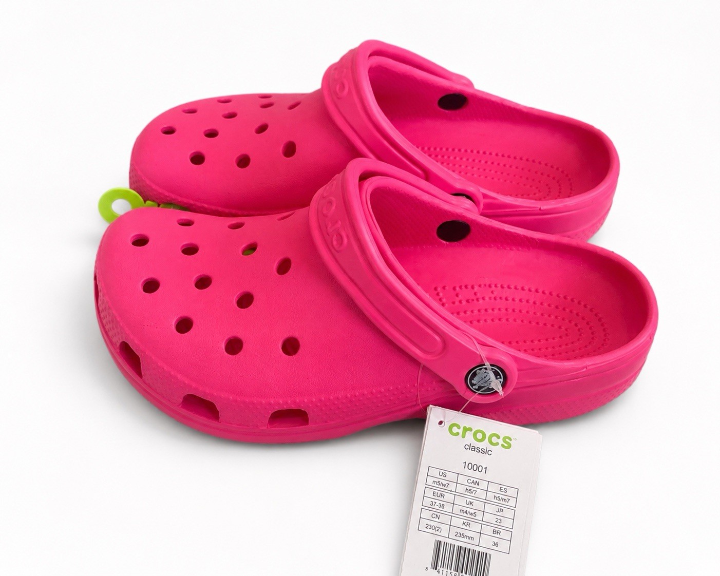 New Crocs Hot Pink Color Womens 7 Men’s 5