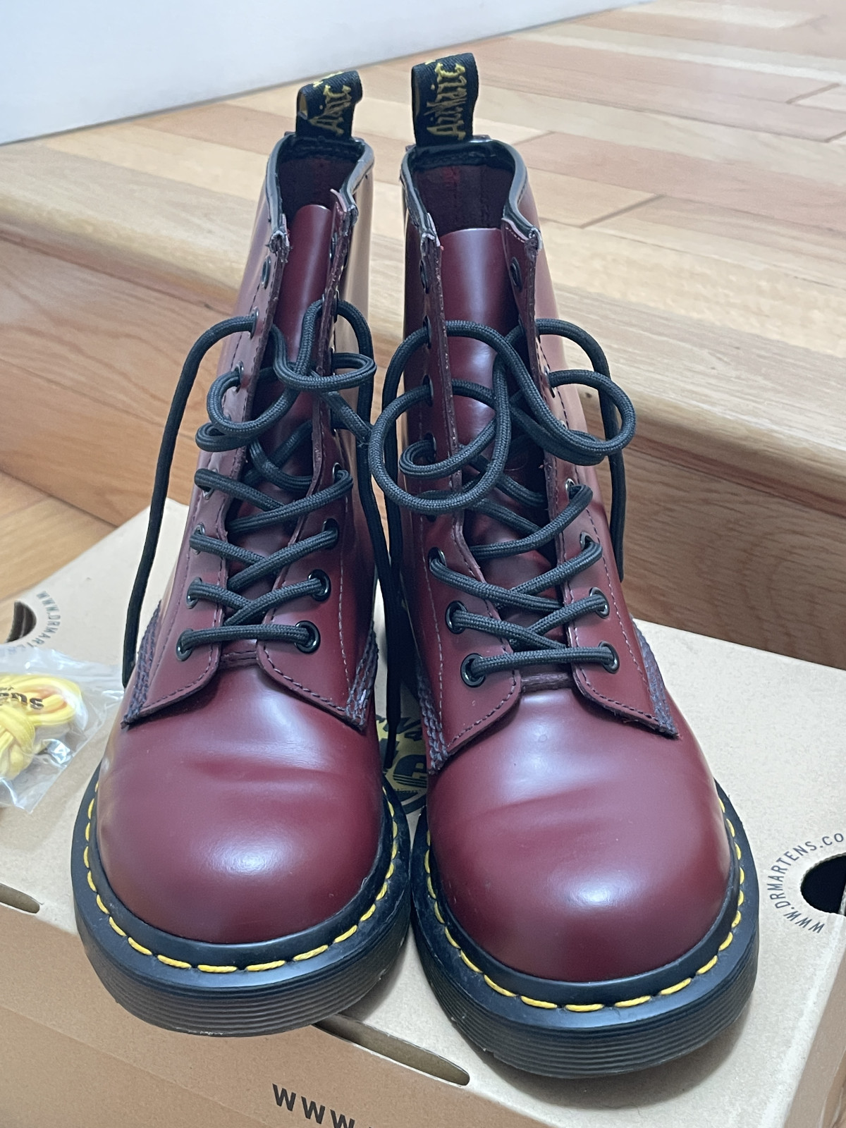 Dr. Martens 1460 Cherry Red Boots. Women’s size 6. Excellent condition. Original